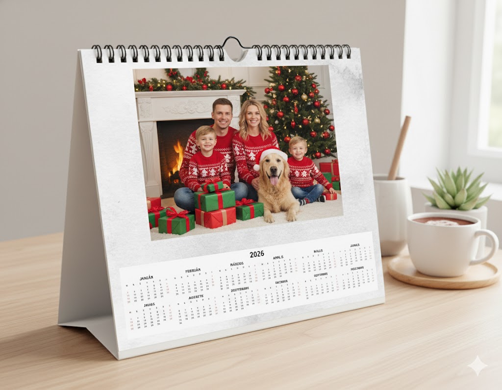 Asztali egyedi naptár