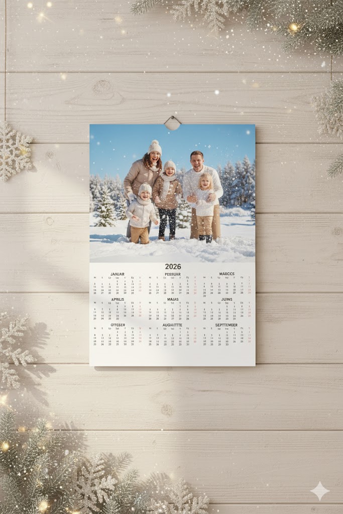 Egyedi naptár A4 éves